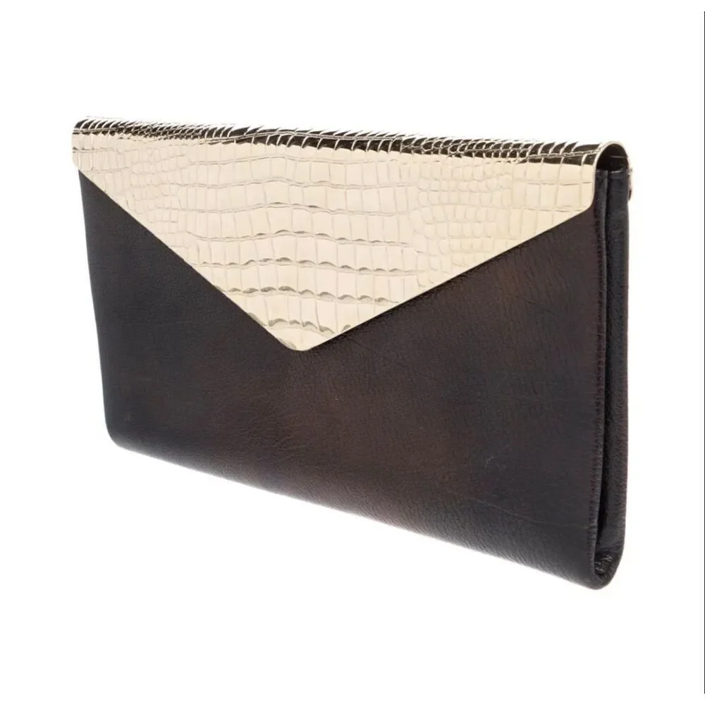 Jimmy Choo Leather Clutch Black